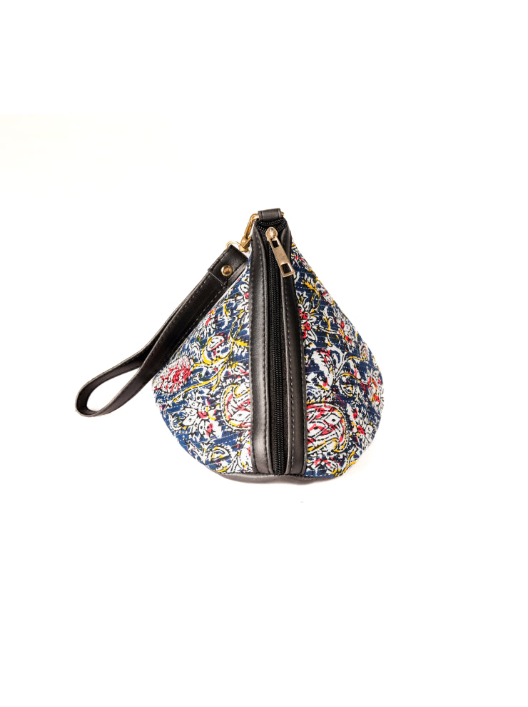 Hand Block Printed D-Shape Sling Bag