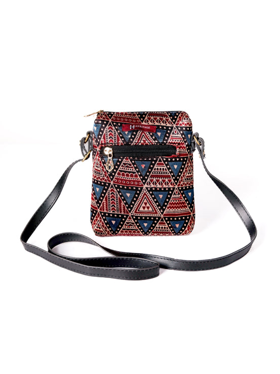 Ajrakh Print Stylish Purse