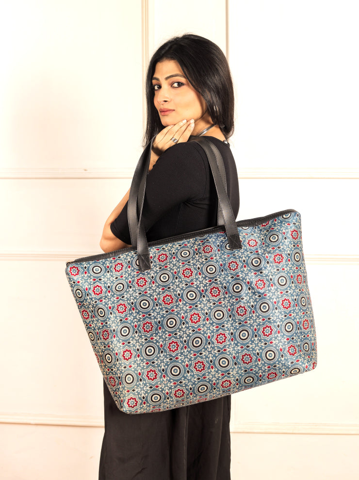 Women Tote Bag Top Handle Handbag for Work Travel - Heritage Haat