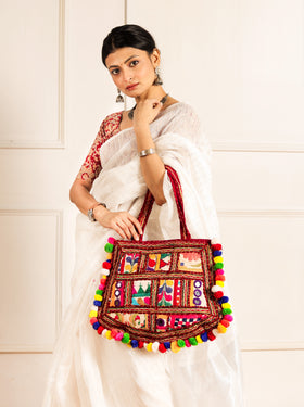 Embrace Bohemian Style with a Handcrafted Banjara Tote - Heritage Haat