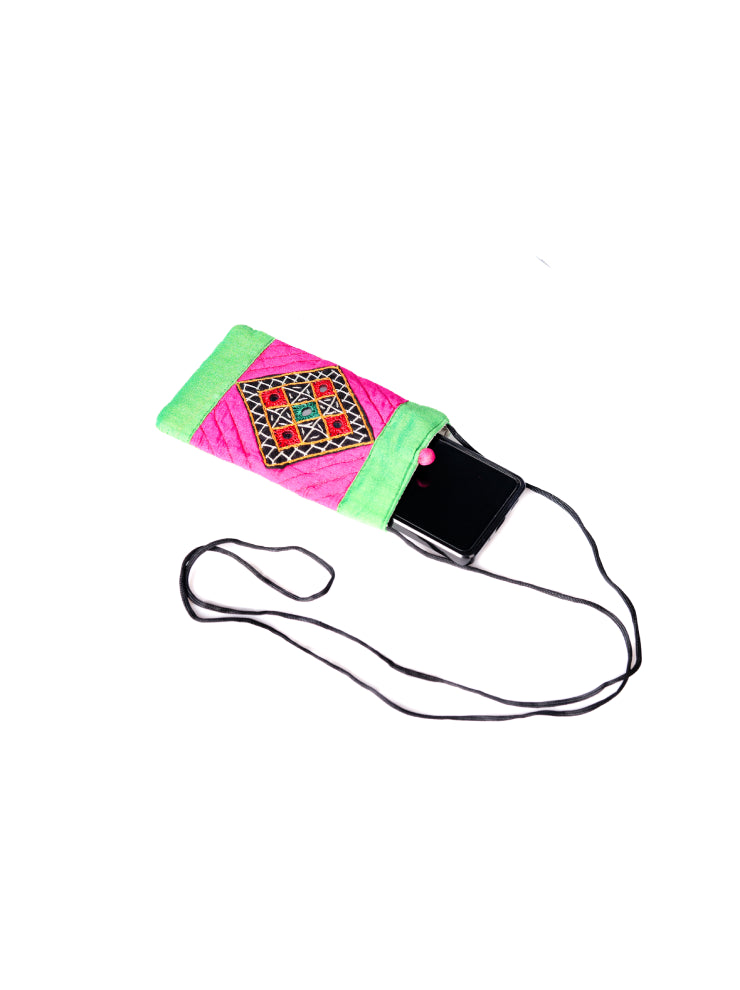 Dual-Color Mobile Sling Bag - Limited Edition - Only 3 Pcs - Heritage Haat