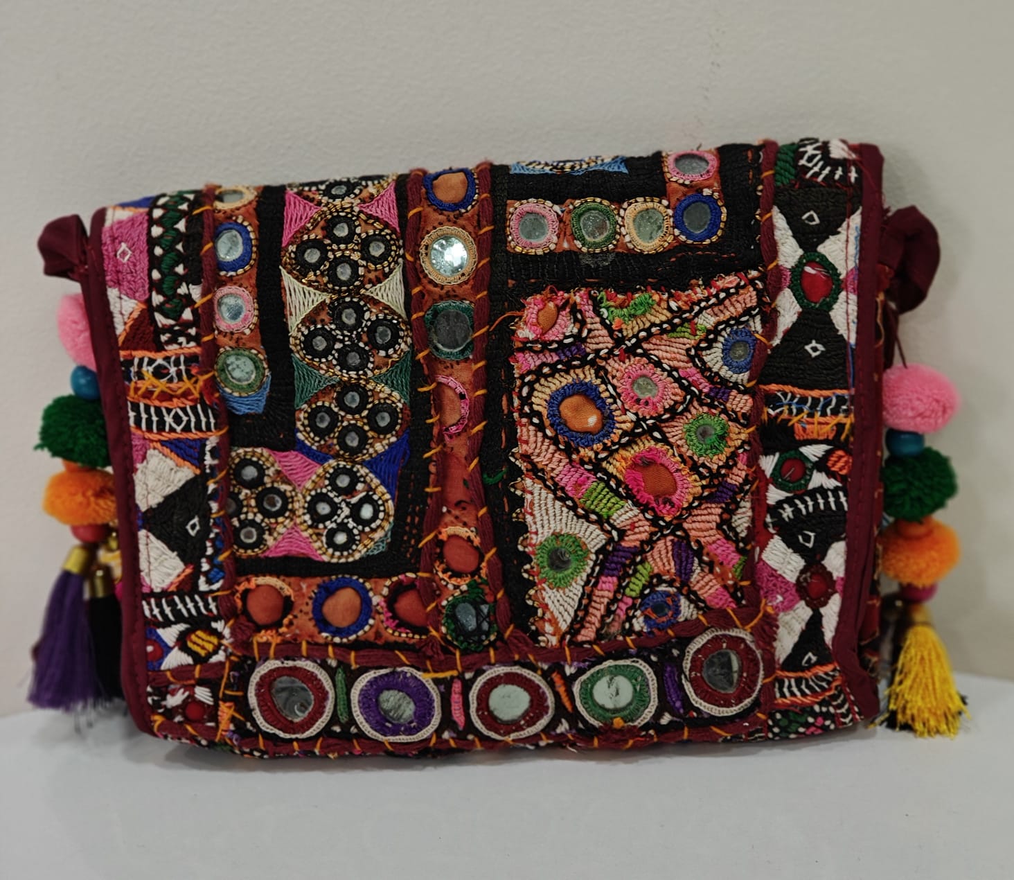 Rich Kutch patchwork hand-embroidered Bag