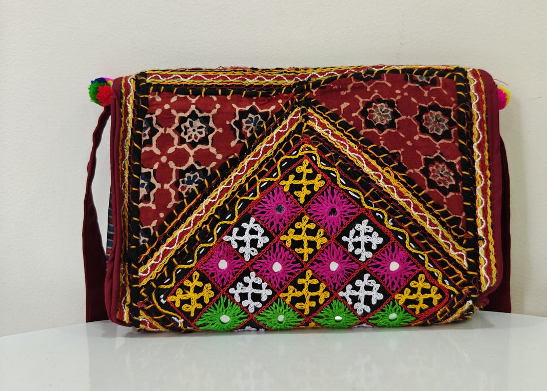 Handcrafted sling bag with contemporary style