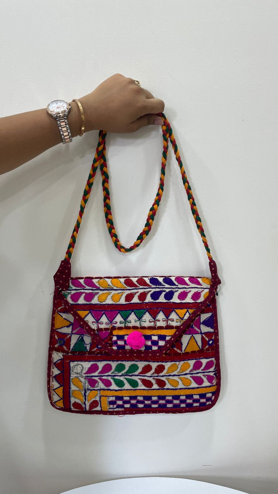Traditional Kutchi craft Sling Bag with Contemporary Style