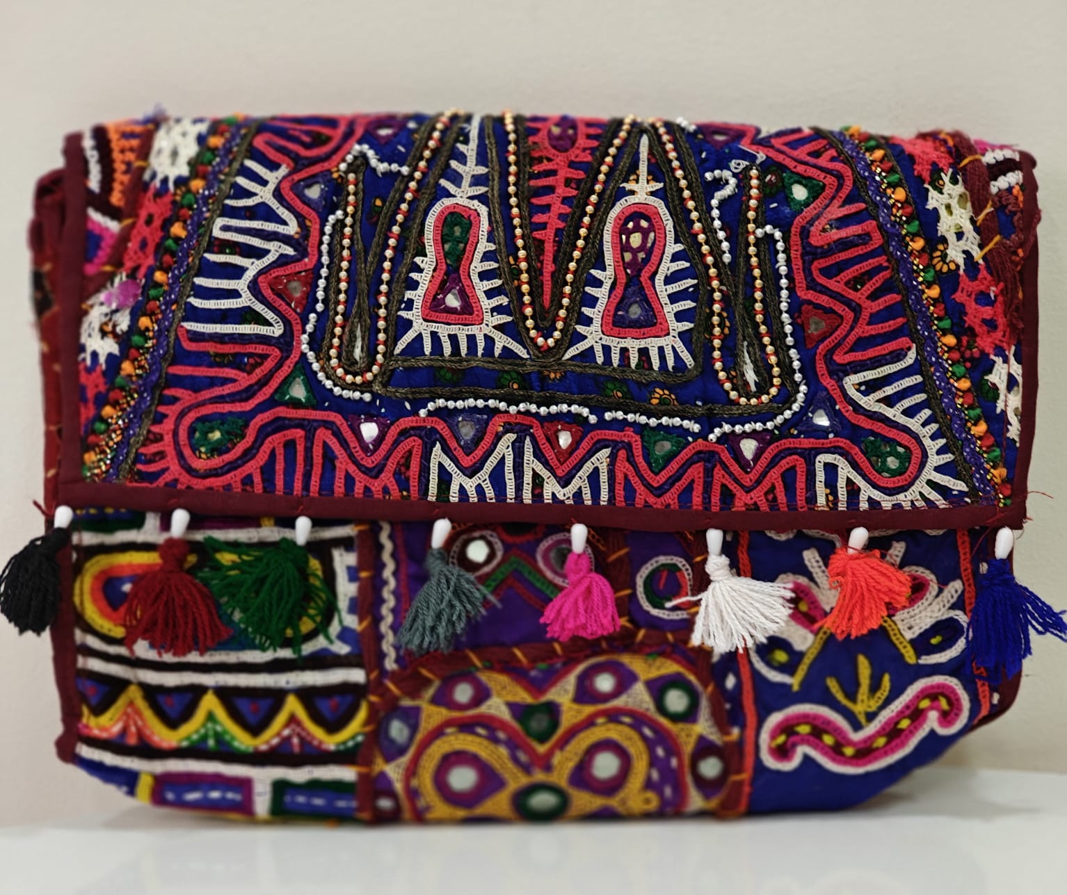 Hand crafted  Embroidered  Bag