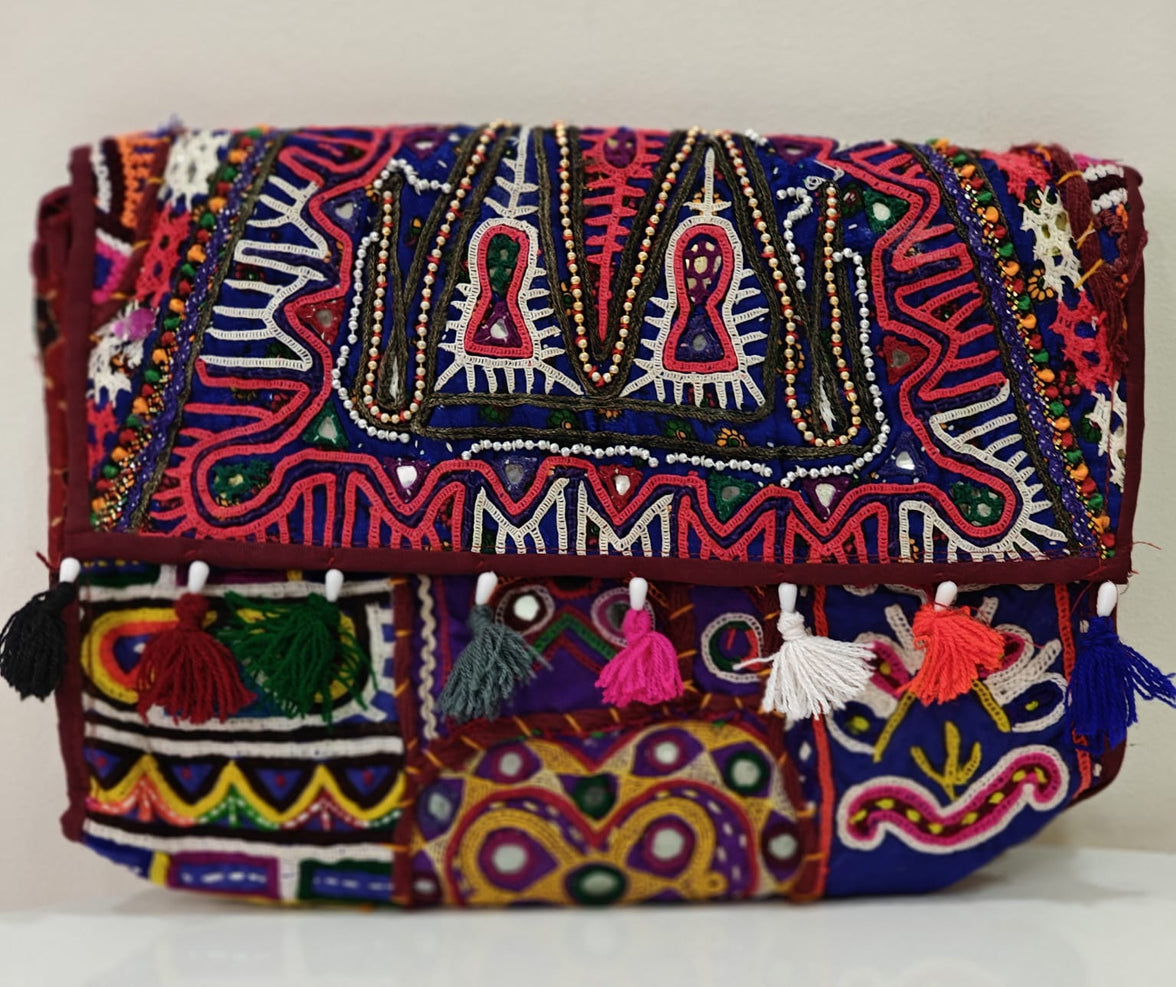 Hand crafted  Embroidered  Bag
