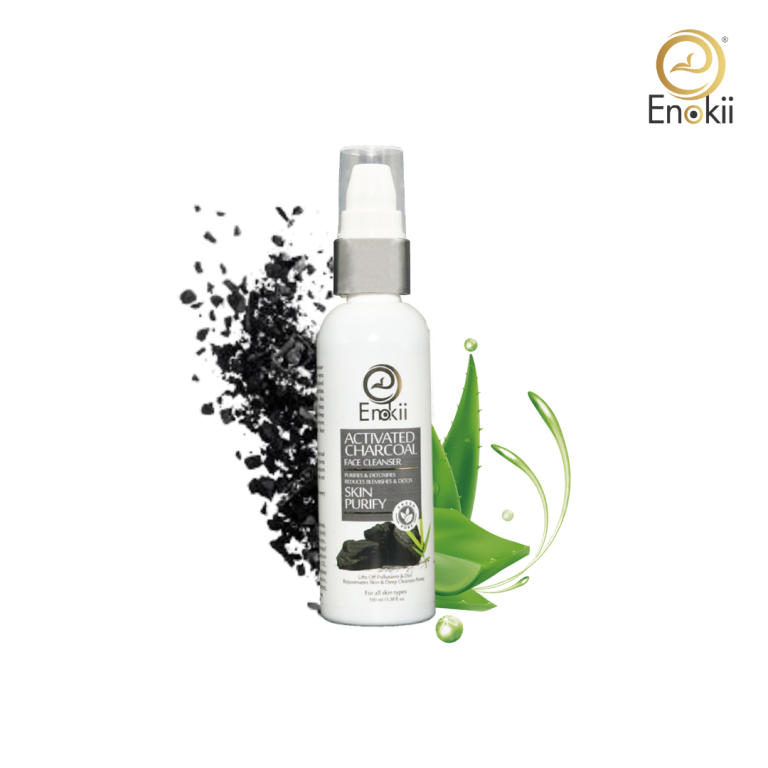Enokii Activated Charcoal Face Cleanser – 100ml
