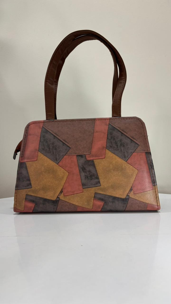 The Milan – Premium Structured Handbag (Patchwork Edition)