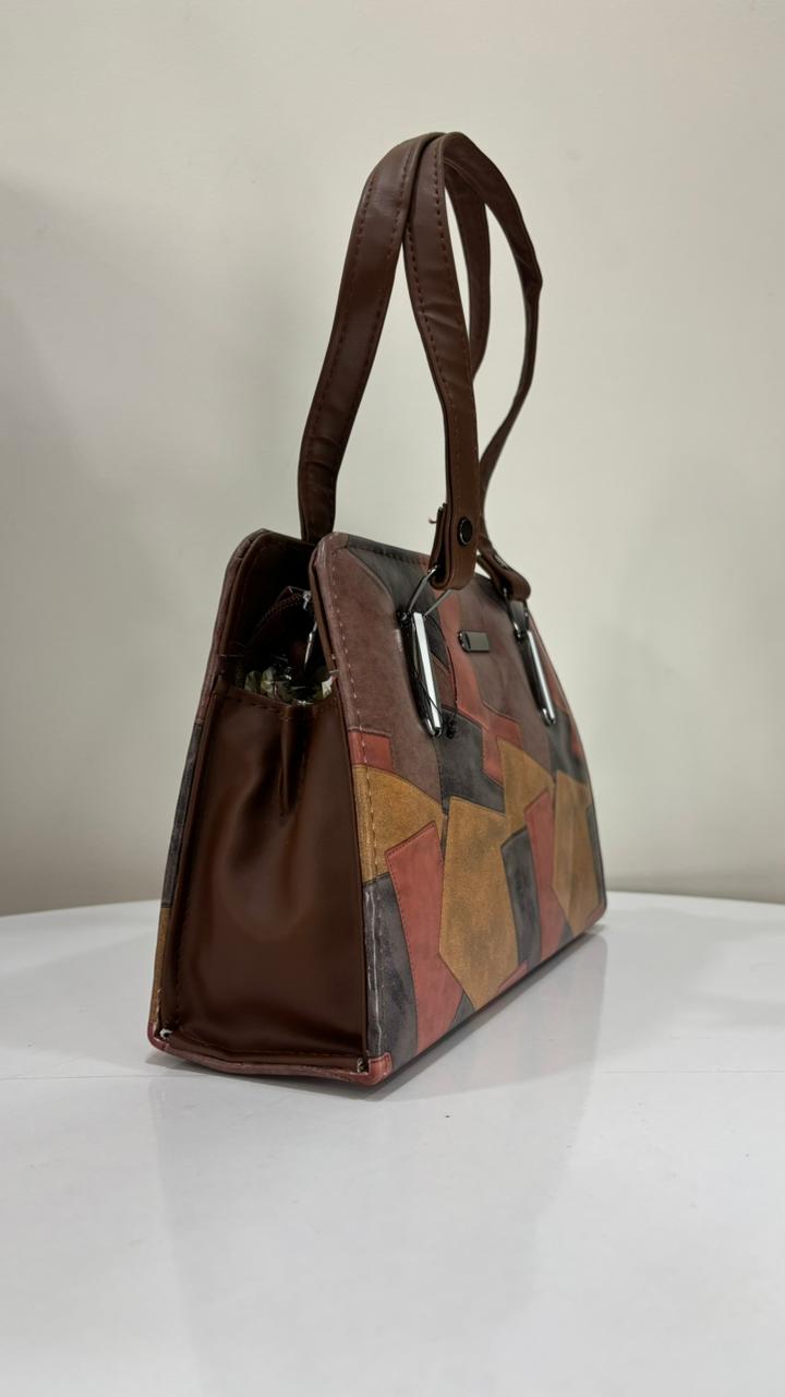 The Milan – Premium Structured Handbag (Patchwork Edition)