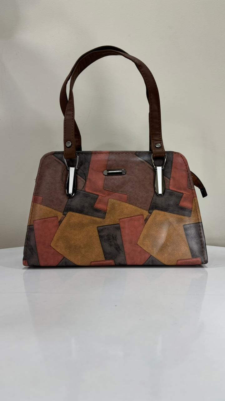 The Milan – Premium Structured Handbag (Patchwork Edition)