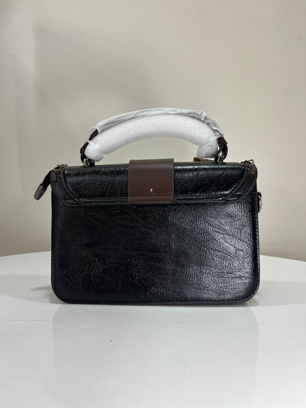 The Milan Premium Structured Handbag – Noir Badge Edition