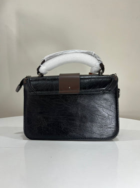 The Milan Premium Structured Handbag – Noir Badge Edition