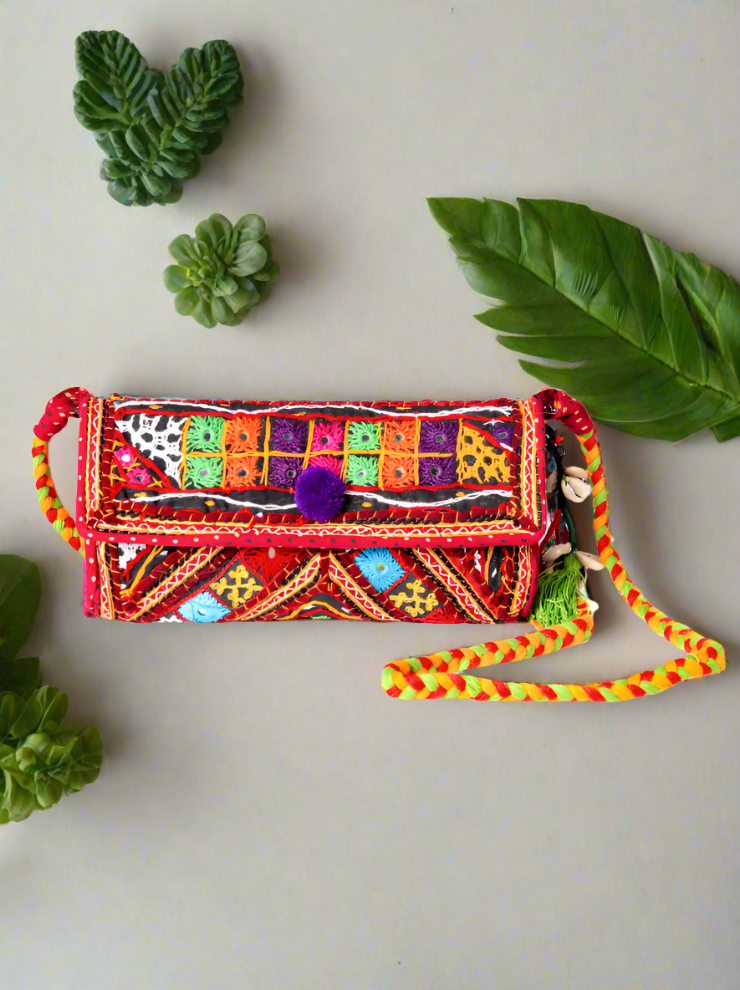 Bold & Beautiful: Handcrafted Statement Sling Bag - Heritage Haat