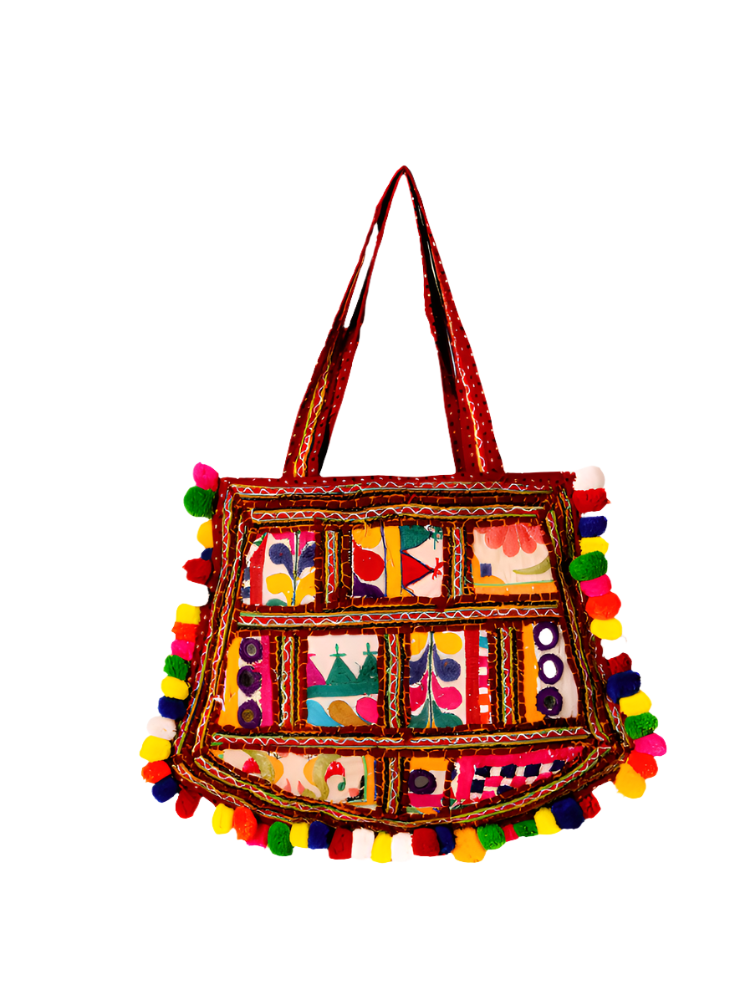 Embrace Bohemian Style with a Handcrafted Banjara Tote - Heritage Haat