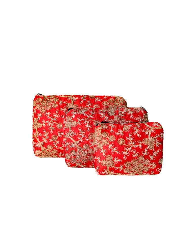 3-Piece Women’s Clutch & Wallet Set : Everyday Essentials - Heritage Haat