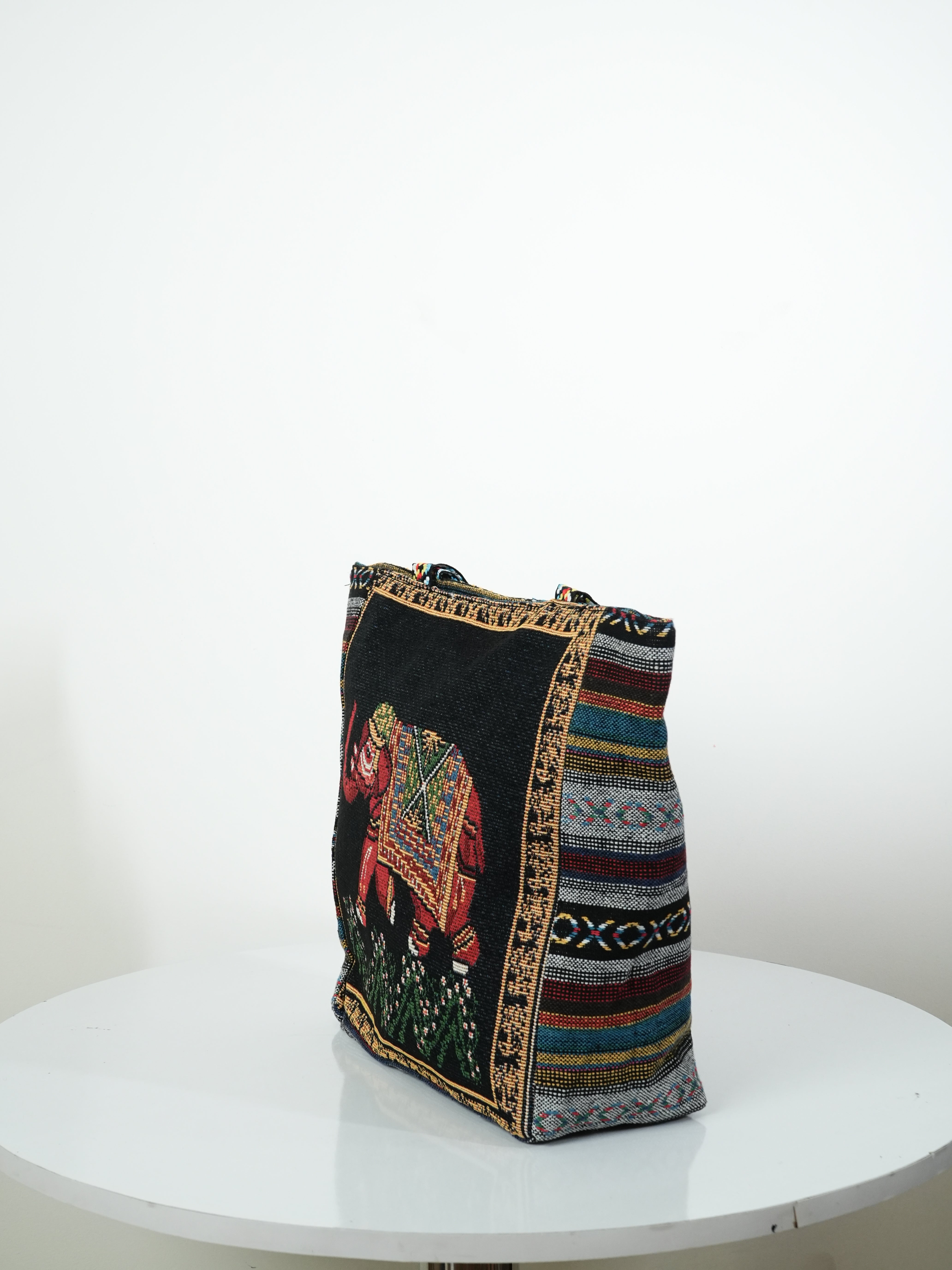 Handcrafted Kutch Elephant Embroidered Tote Bag – The Gajraj