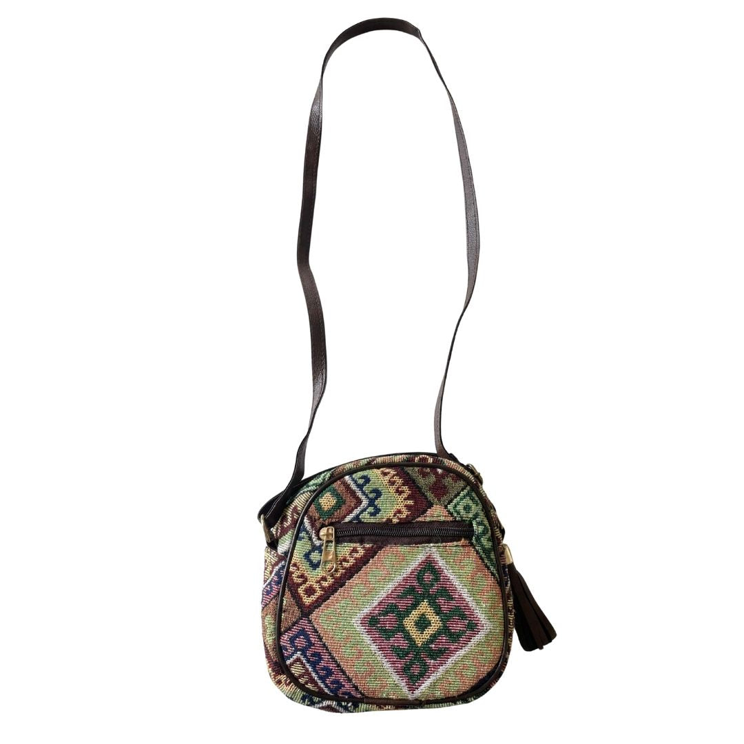 The Heritage Charm Mini Sling – Kutch Motif Edition - Heritage Haat
