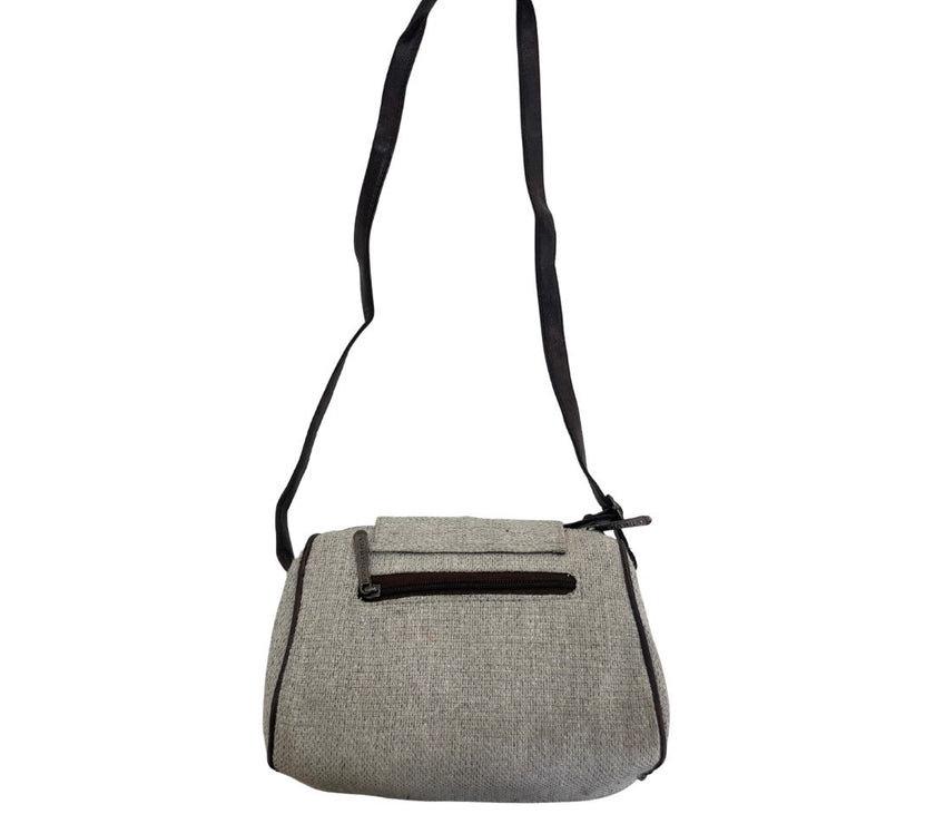 Boardroom to Brunch: Textured Sling in Grey & Black