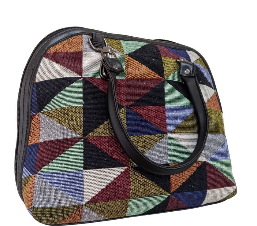 Geometric Elegance Handbag – Office to Evening Chic