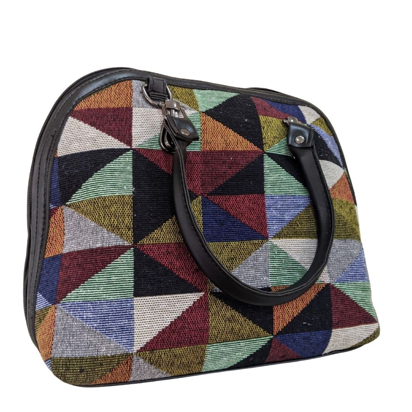 Geometric Elegance Handbag – Office to Evening Chic
