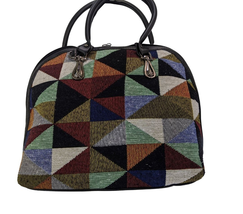 Geometric Elegance Handbag – Office to Evening Chic