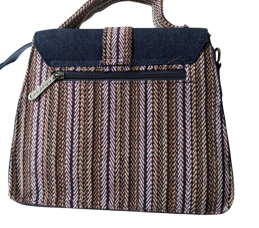 Handwoven Office Luxe Structured Tote Bag