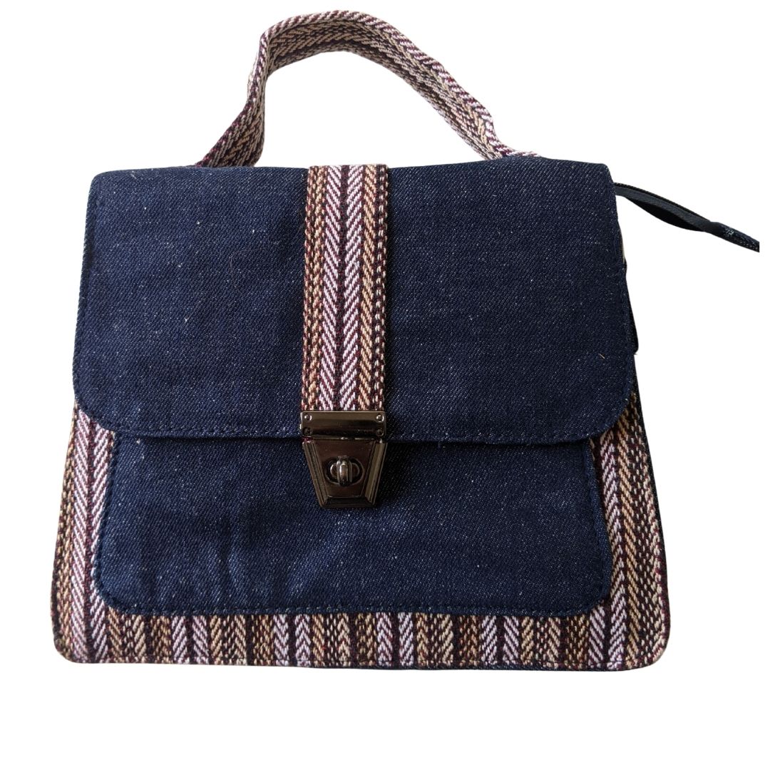 Handwoven Office Luxe Structured Tote Bag - Heritage Haat