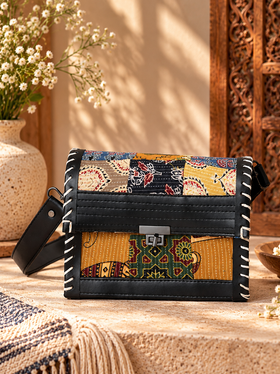 Handcrafted Banjara Patchwork Sling Bag – The Safar