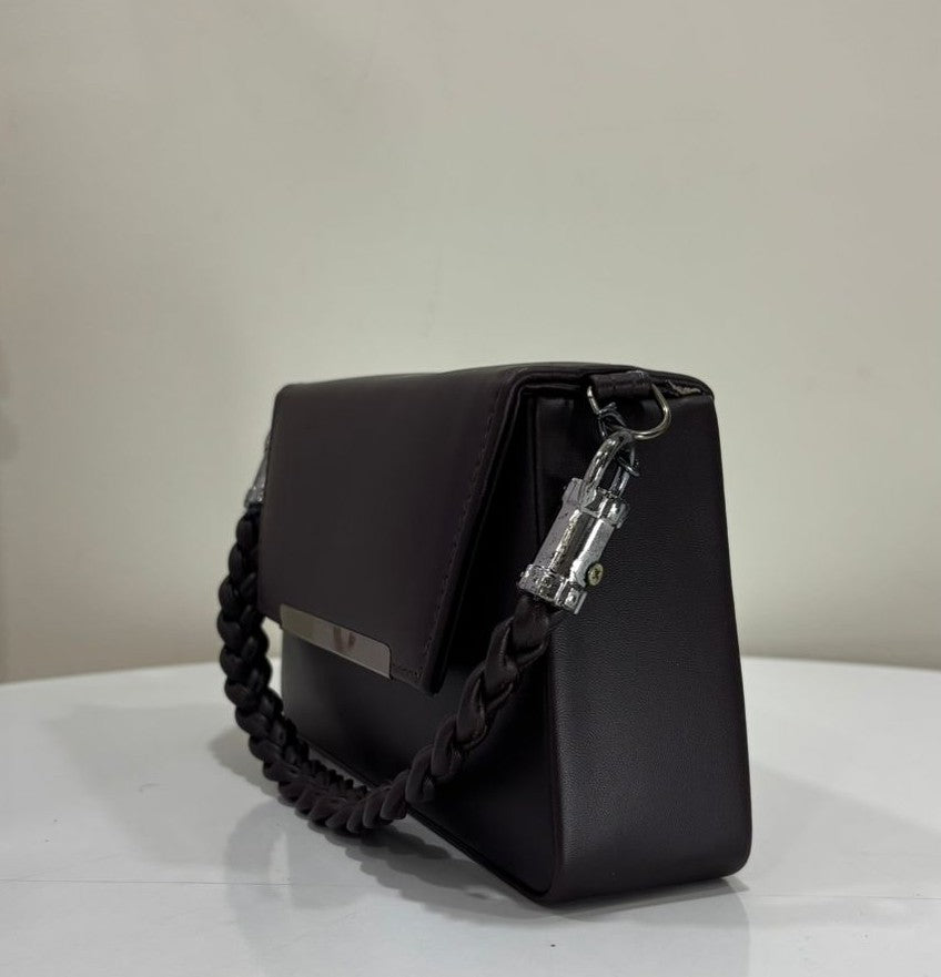 The Milan Premium Structured Handbag – Lavender Monochrome Edition