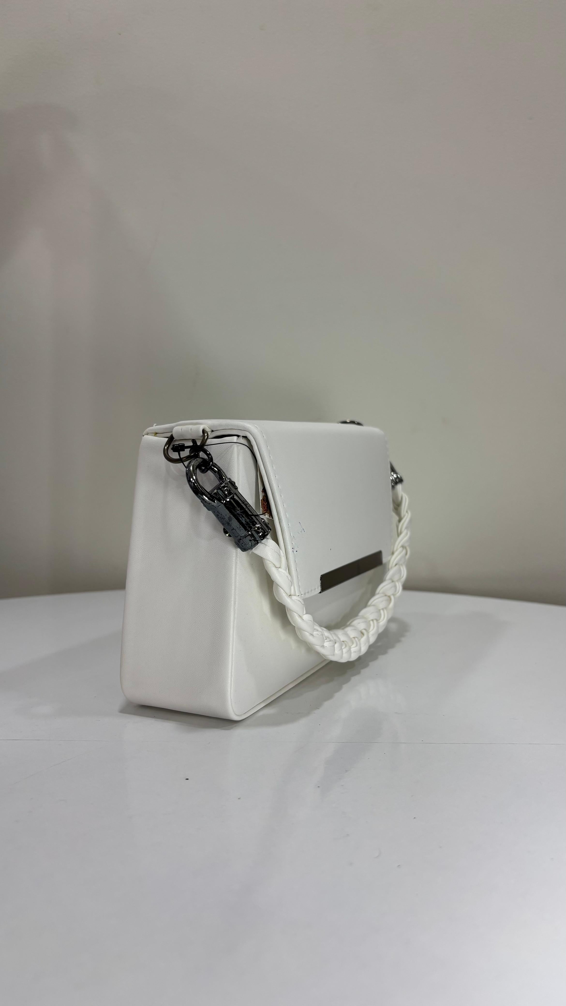 The Milan Premium Structured Handbag – Lavender Monochrome Edition