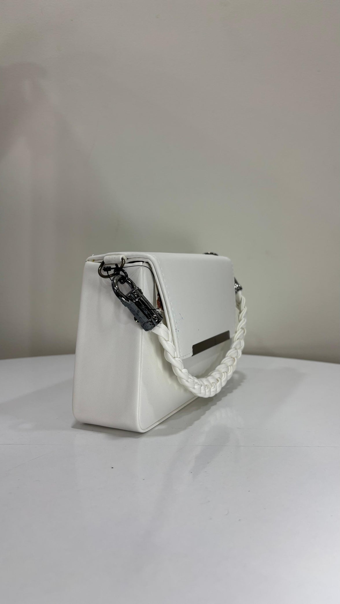 The Milan Premium Structured Handbag – Lavender Monochrome Edition
