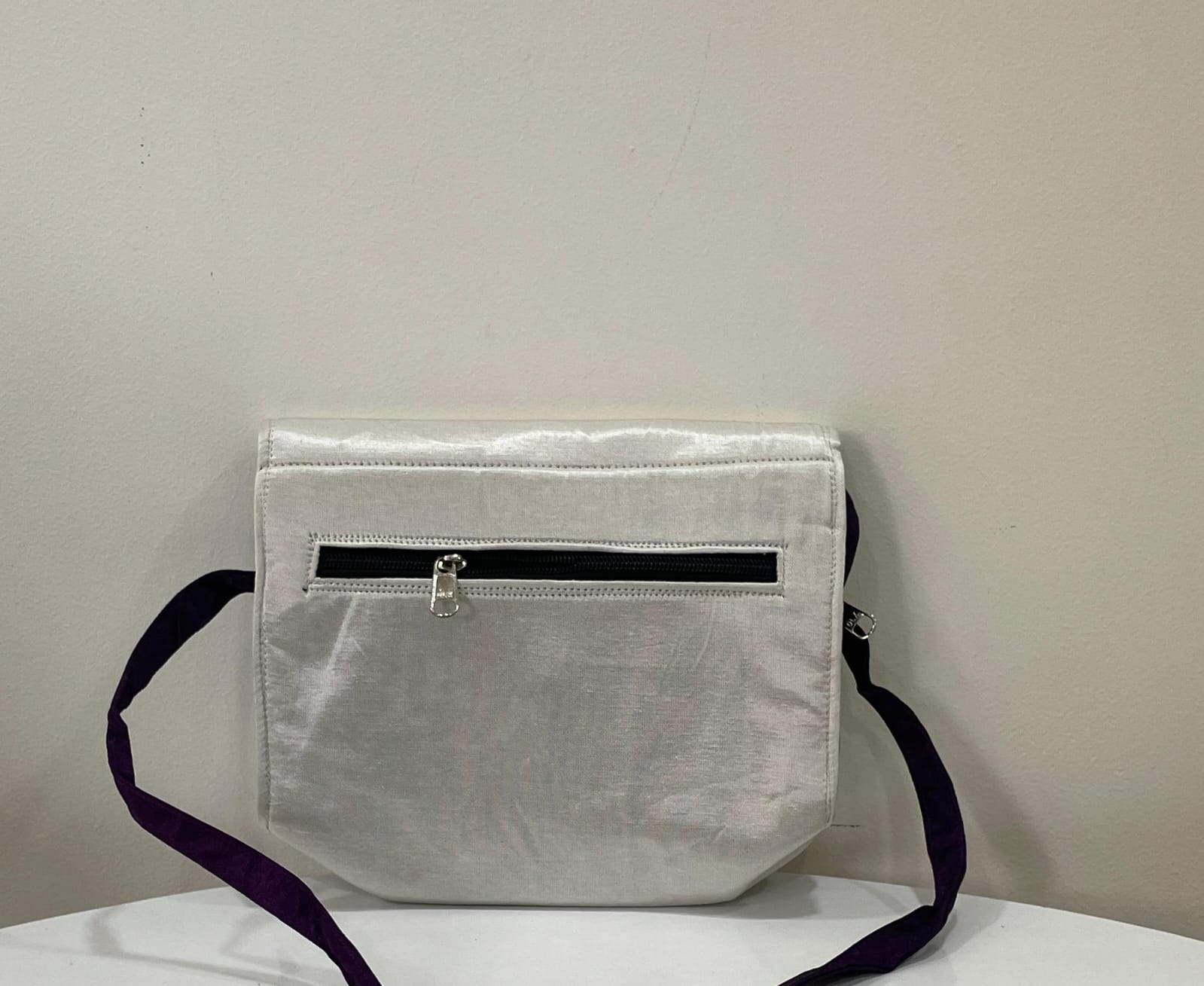 Handcrafted Kutchi Mirror Work Sling Bag – Mashru Silk