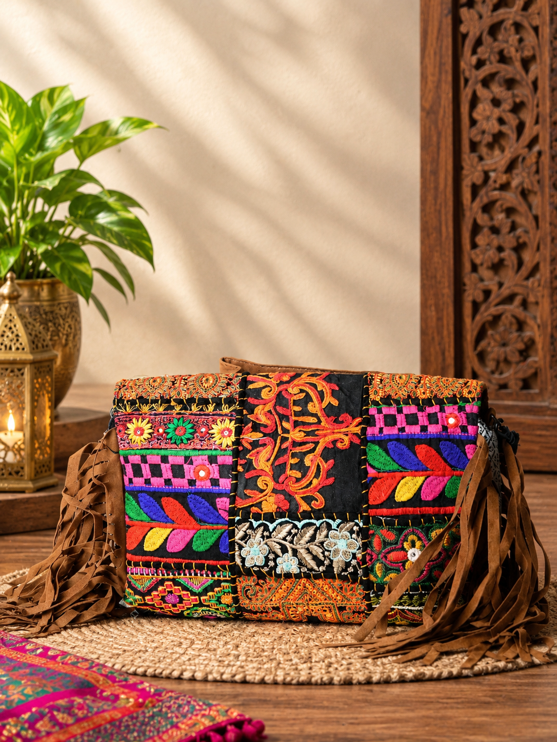 Handcrafted Banjara Patchwork Sling Bag