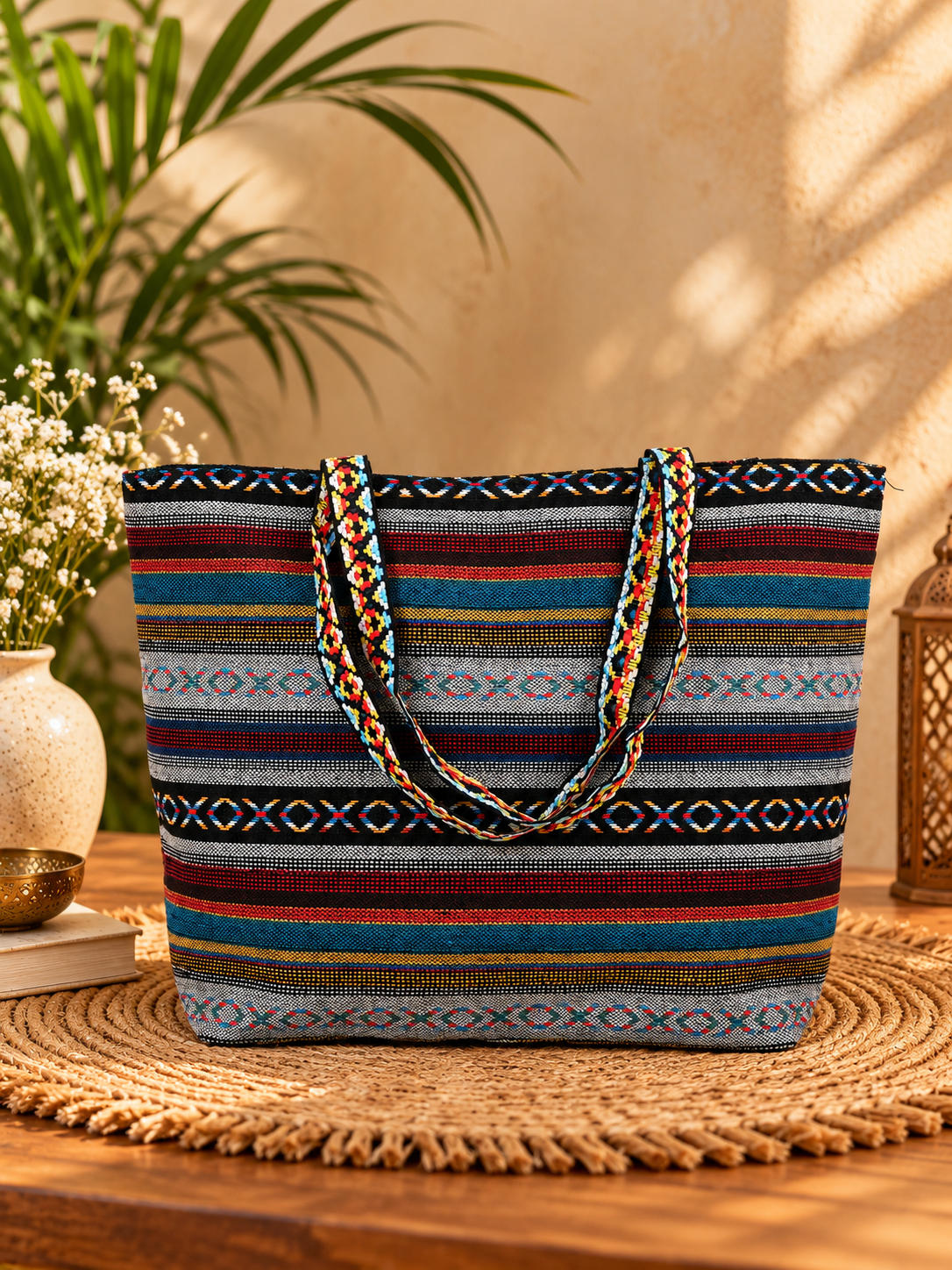 Handcrafted Kutch Elephant Embroidered Tote Bag – The Gajraj