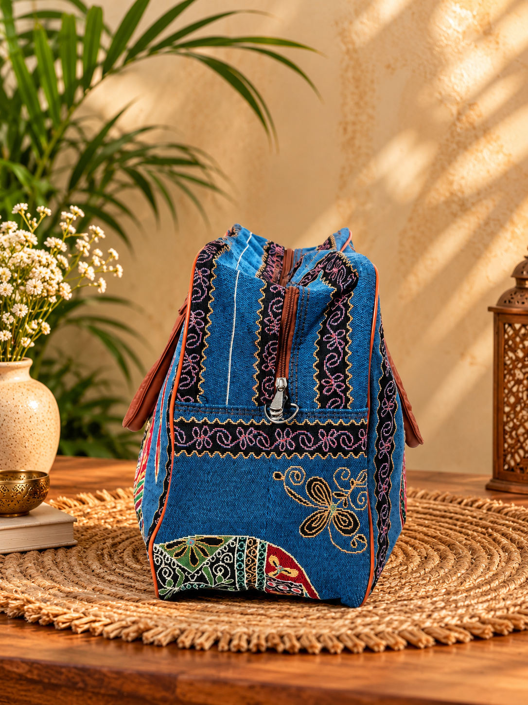 Handcrafted Kutch Elephant Embroidered Laptop Bag – The Maharaja