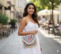 Handcrafted Bohemian Embellished Sling Bag