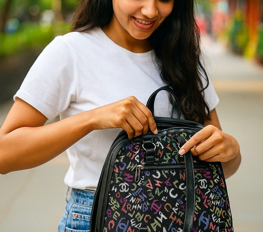 Boho Graffiti Backpack – Kutch Meets Street