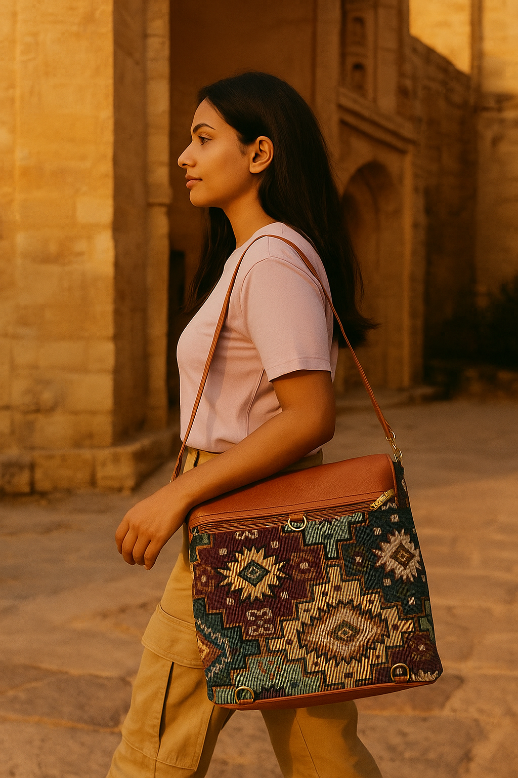 Tribal Nomad Sling – Earthy Threads from the Heritage Trail - Heritage Haat