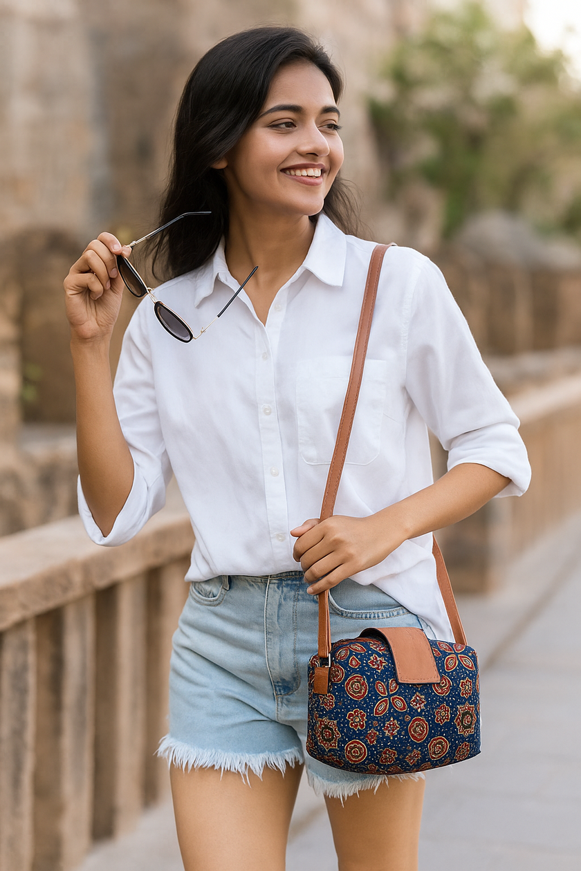 The Mandala Magic Sling – A Touch of Kutch in Every Step